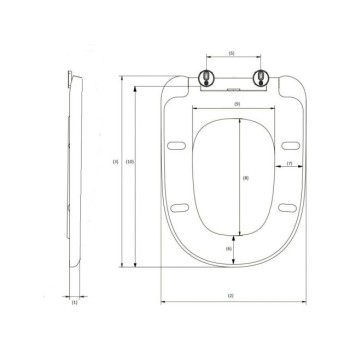 Сиденье для унитаза AV Engineering, COMFORT