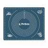 Коврик для теста с мерными делениями, силиконовый, 50х40 см, серия  BLUESTONE, PERFECTO LINEA
