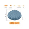 Форма для выпечки, силиконовая, ромашка, 23.5 х 5 см, BLUESTONE, PERFECTO LINEA