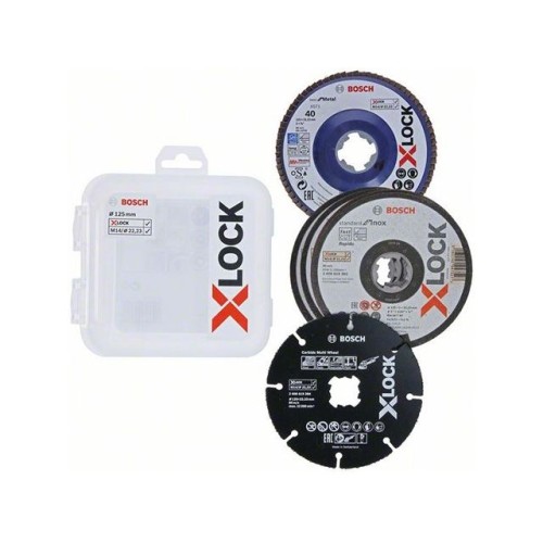 Набор кругов 125х1.0x22.2 мм X-LOCK BOSCH (5 шт.)