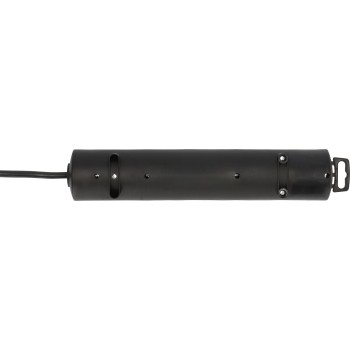 Удлинитель 2м (4 роз., 3.3кВт, с/з, выкл., ПВС) черный Brennenstuhl Comfort-Line