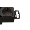Удлинитель 2м (4 роз., 3.3кВт, с/з, выкл., ПВС) черный Brennenstuhl Comfort-Line