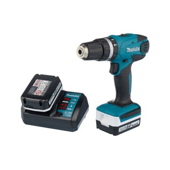 Аккум. ударная дрель-шуруповерт MAKITA 14.4V G-battery HP 347 DWE