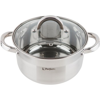 Кастрюля из нерж.стали, 3.2 л, ф 20 x 11.5 см, STARCOOK, PERFECTO LINEA