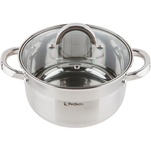 Кастрюля из нерж.стали, 3.2 л, ф 20 x 11.5 см, STARCOOK, PERFECTO LINEA