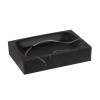 Мыльница MARBLE, черная, PERFECTO LINEA