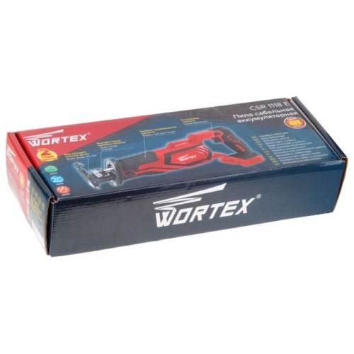 Аккум. сабельная пила WORTEX CSR 1118 E 18В, дер. 115 мм