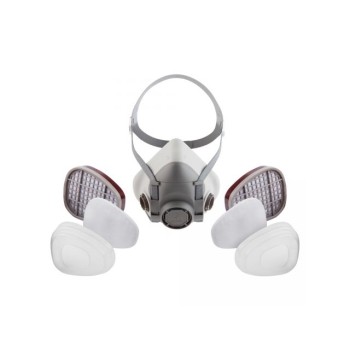 Полумаска 5500Р с фильтрами 6510 А1 с предфильтрами и с держателями Jeta Safety (комплект)