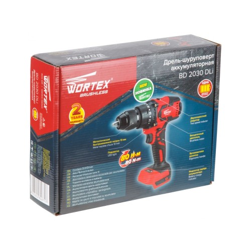 Аккум. дрель-шуруповерт WORTEX BD 2030 Dli