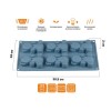 Форма для выпечки, силиконовая, прямоуг. на 6 кексов, 30.5 х 18 х 2 см, BLUESTONE, PERFECTO LINEA