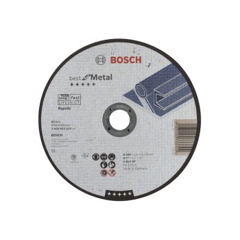 Круг отрезной 180х1.6x22.2 мм для металла Best BOSCH