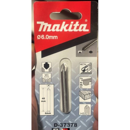 Зенкер 6х48 мм хвост. 6 мм MAKITA