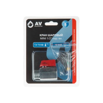 Кран шаровый MINI 1/2