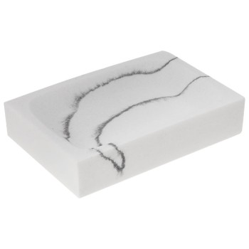 Мыльница MARBLE, белая, PERFECTO LINEA