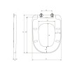 Сиденье для унитаза AV Engineering, ALCA