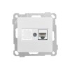 Розетка компьютерная 1xRJ45 (Cat5e, скрытая, без рамки) белая, DARIA, MUTLUSAN