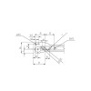 Направляющая роликовая 500 мм белая (RAL 9010) 2 шт STARFIX