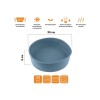Форма для выпечки, силиконовая, круглая, 20 х 6 см, BLUESTONE, PERFECTO LINEA