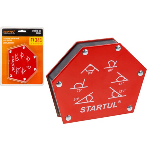 Угольник магнитный для сварки 34кг STARTUL PROFI (ST8540-34)