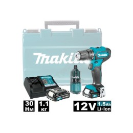 Аккум. дрель-шуруповерт MAKITA CXT DF 333 DWAE + набор бит