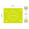 Коврик для теста с мерными делениями, силиконовый, 50х40 см, серия GREEN, PERFECTO LINEA