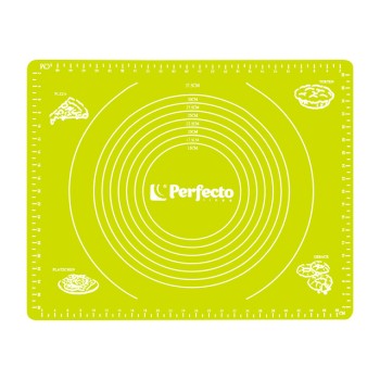 Коврик для теста с мерными делениями, силиконовый, 50х40 см, серия GREEN, PERFECTO LINEA