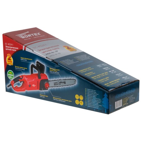 Пила цепная электрическая WORTEX EC 4024-1 шина 40 см (16