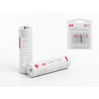 Батарейка AA LR6 1,5V alkaline 4шт. LEIDEN ELECTRIC