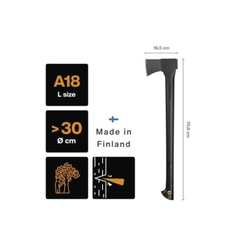 Топор универсальный Solid A18 Fiskars