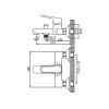Смеситель для ванны (Lt) D35, серия HOB AV Engineering