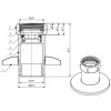 Американка прямая 3/4