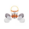 Полумаска 6500 с фильтрами 6510 А1 с предфильтрами и с держателями Jeta Safety (комплект)