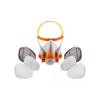 Полумаска 6500 с фильтрами 6510 А1 с предфильтрами и с держателями Jeta Safety (комплект)