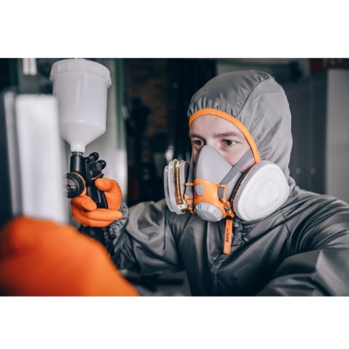 Полумаска 6500 с фильтрами 6510 А1 с предфильтрами и с держателями Jeta Safety (комплект)