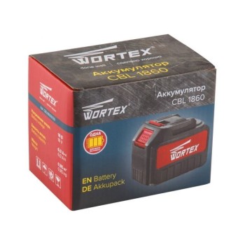 Аккумулятор WORTEX CBL 1860 18.0 В, 6.0 А/ч, Li-Ion ALL1 XLT