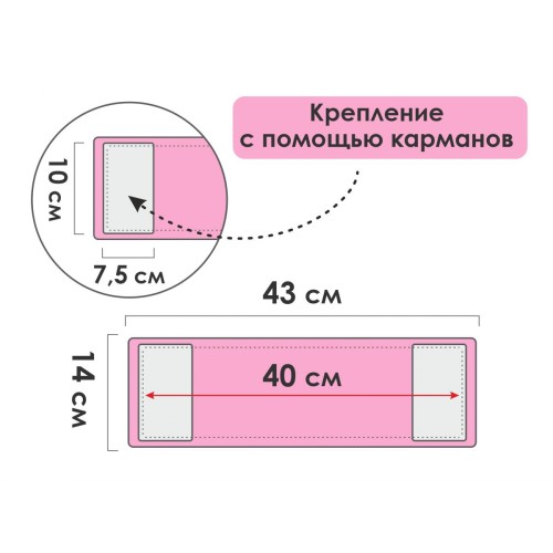 Сменная насадка для швабры из микрофибры, малиновая, PERFECTO LINEA