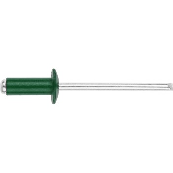 Заклепка вытяжная 3.2х8 мм алюминий/сталь, RAL 6029 (1000 шт в карт. уп.) STARFIX