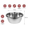 Миска для взбивания из нерж.стали, диам.18см, CHEF, PERFECTO LINEA
