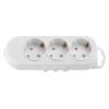 Розетка 3-ая переносная (с/з, 16А, 250В, з/ш) белая, BYLECTRICA