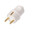 Вилка (с/з, 16А, 250В) белая, BYLECTRICA