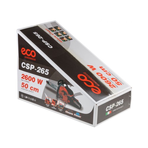 Бензопила ECO CSP-265 шина 50 см (20
