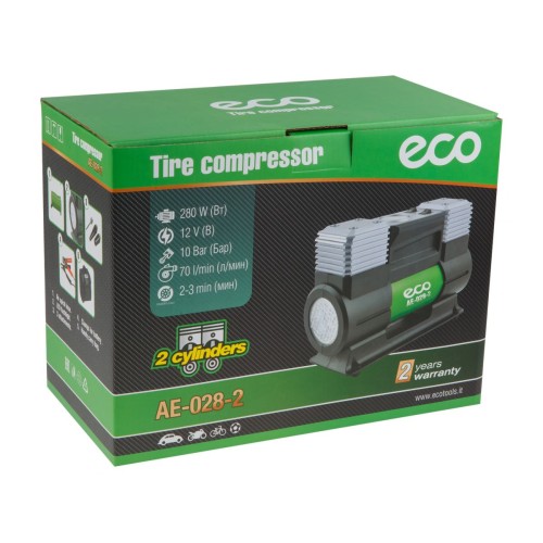 Компрессор автомобильный ECO AE-028-2