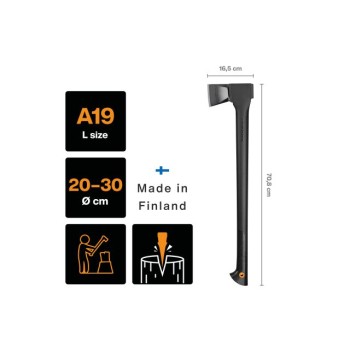 Топор-колун Solid A19 FISKARS