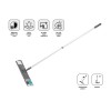 Швабра для пола с насадкой из микрофибры, серая, PERFECTO LINEA