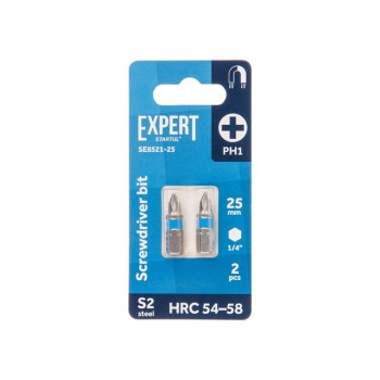 Насадка крестообразная PH1 25мм  2шт EXPERT STARTUL (SE8521-25)