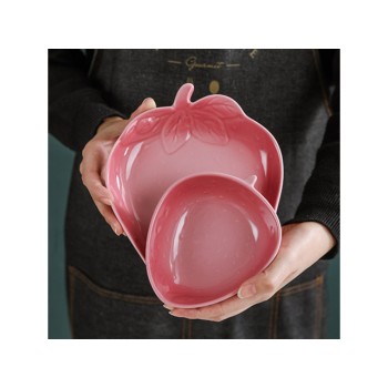 Салатник керамический, 20х15.8х2 см, серия STRAWBERRY, PERFECTO LINEA