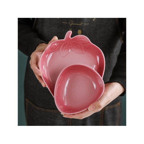 Салатник керамический, 20х15.8х2 см, серия STRAWBERRY, PERFECTO LINEA
