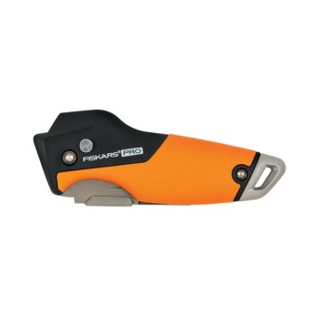 Нож строительный складной, со сменным лезвием CarbonMax FISKARS