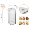 Банка для сыпучих продуктов, 1500 мл, серия Handy, PERFECTO LINEA