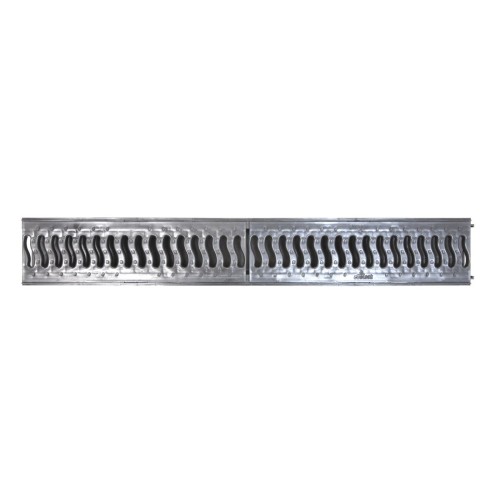 Лоток LITE 100 h56 с решеткой пластиковой, кл. А15 (металлик)), Ecoteck, РБ